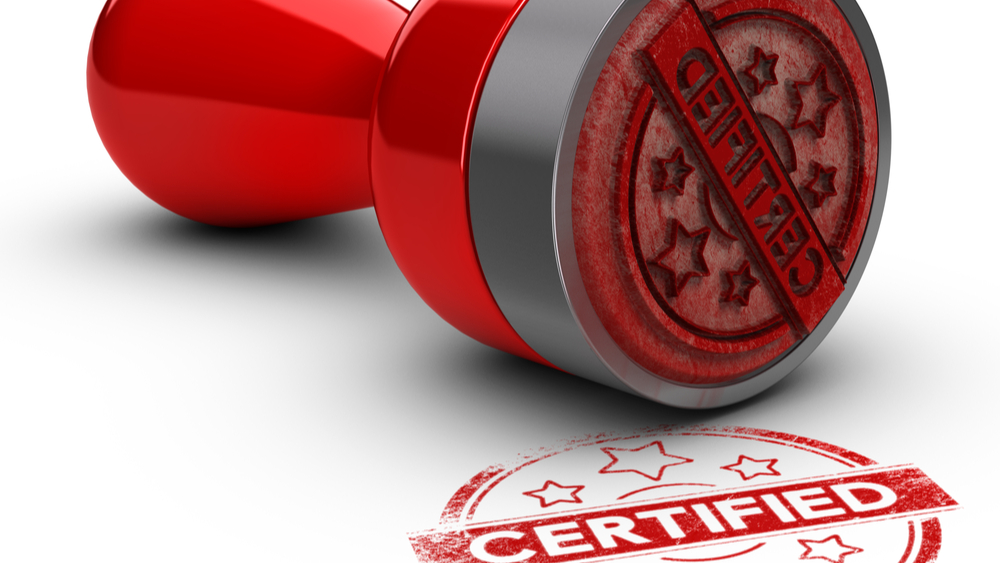 certifications banner